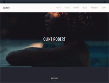 Tablet Screenshot of clintrobert.com